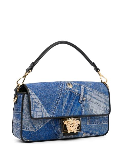 fendi denim bag|pre owned fendi bag.